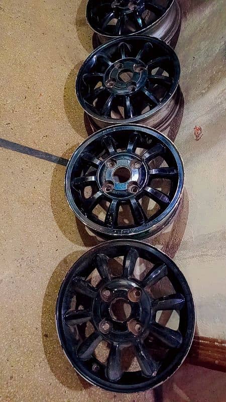 Alloy rims imported 13inch Cultus Charde Khyber 1