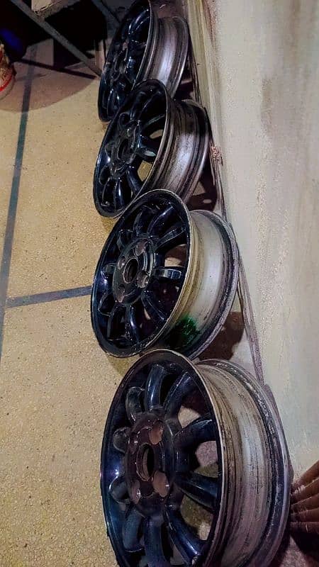 Alloy rims imported 13inch Cultus Charde Khyber 2