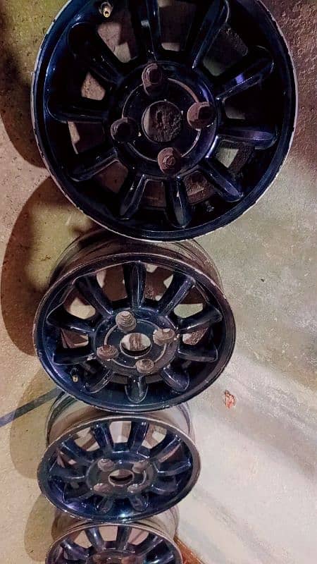 Alloy rims imported 13inch Cultus Charde Khyber 4