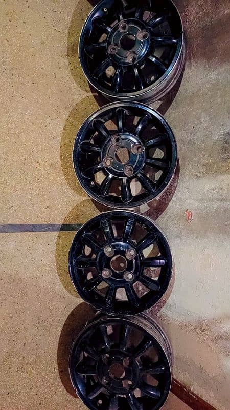 Alloy rims imported 13inch Cultus Charde Khyber 5