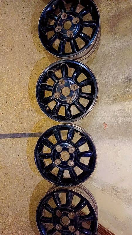 Alloy rims imported 13inch Cultus Charde Khyber 6