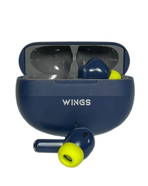 BlueTooth Wireless Earbuds WINGS Flobuds 325 High Fidelity 1Mm Drivers 1