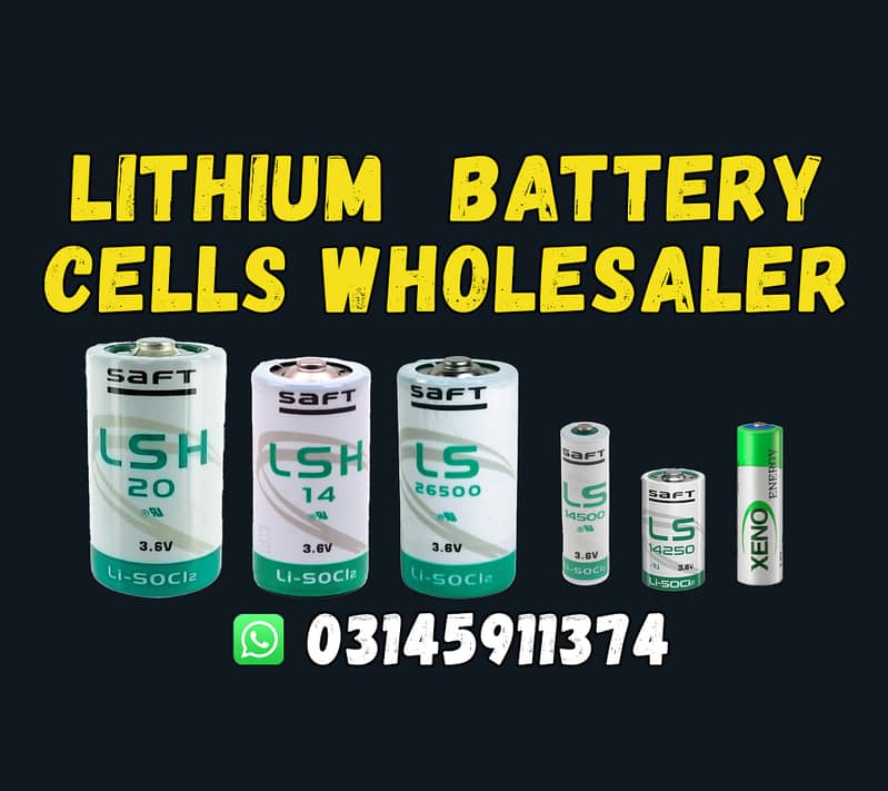 Saft Lithium Battery, data logger battery, PLC battery, 3.6v battery 0