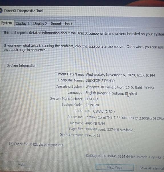 Lenovo i7. .  3rd generation 1