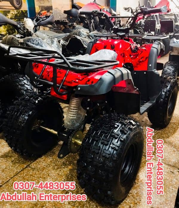 150cc jeep model atv quad bike 4 sell delivery all Pak 2