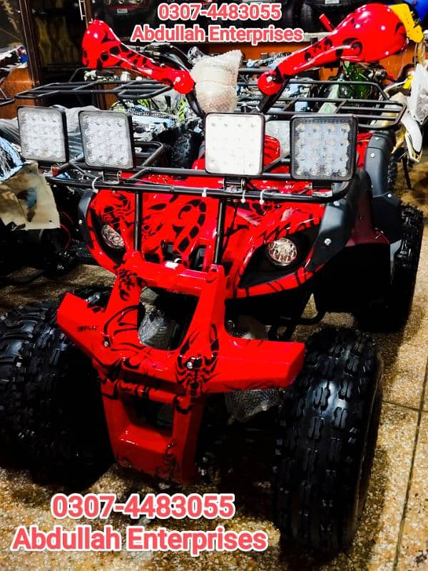 150cc jeep model atv quad bike 4 sell delivery all Pak 4