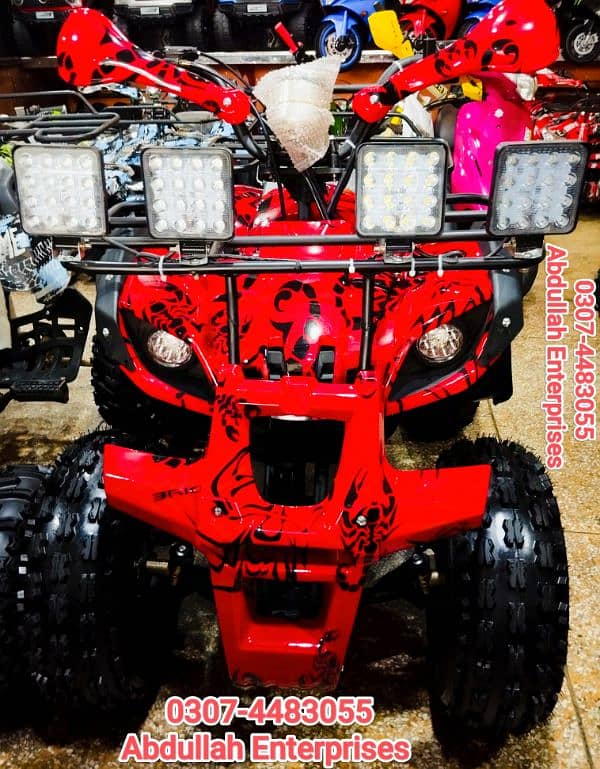 150cc jeep model atv quad bike 4 sell delivery all Pak 5