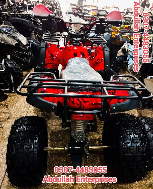 150cc jeep model atv quad bike 4 sell delivery all Pak 7