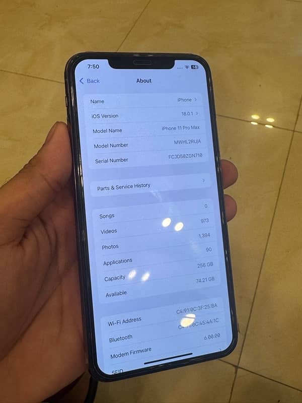 iPhone 11 Pro Max 256Gb with box 0