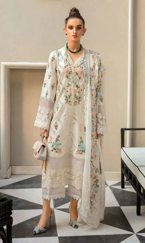 Luxury embroidered Collection best brand quality dhanak 7