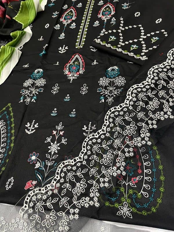 Luxury embroidered Collection best brand quality dhanak 12