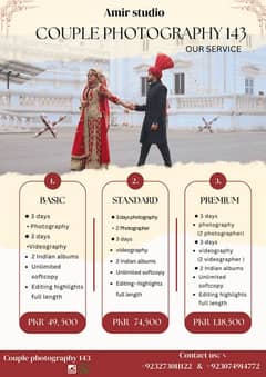 couple photography, wedding planner&photography+videography