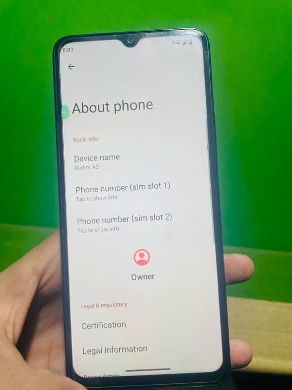 REDMI A3 for sale 6