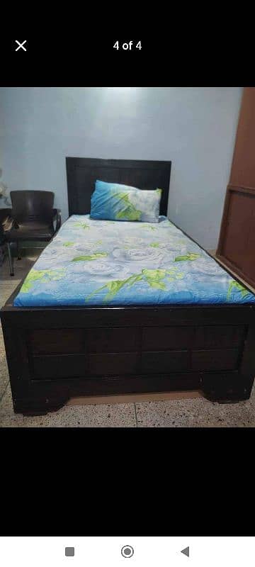 2 SINGLE BED WITH MATTRESS 2