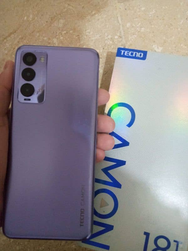 Tecno Camon 18t (6+128)GB with Box. . . For Sale 3