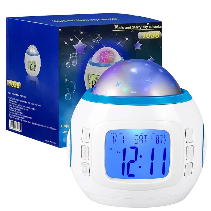 Digital Star Sky Projection Alarm Clock 1038  Free Delivery 3