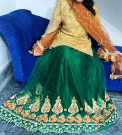 3 piece dress ( Lehnga, Blouse, Dupatta) for sale