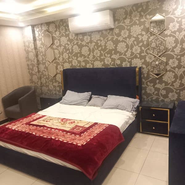 Per Day Furnished 1 Bedroom Apartment For Rent in Bahria Town Lahore 0