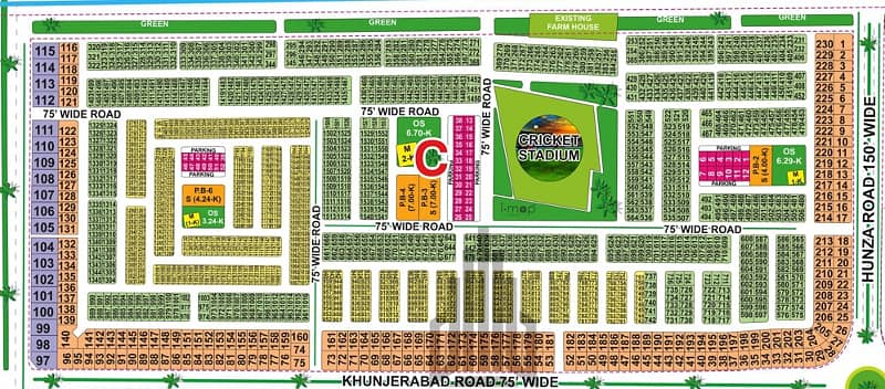 On 75 Feet Road 5 Marla C Block Plot For Sale In Jinnah Sector LDA City Lahore 0