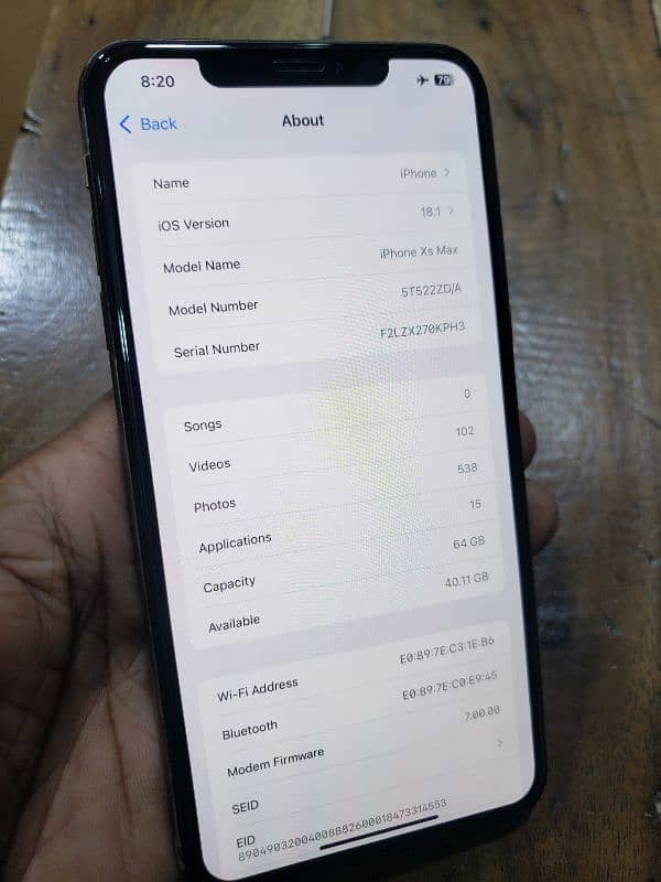 iphone xs max dual sim pta aproved 2