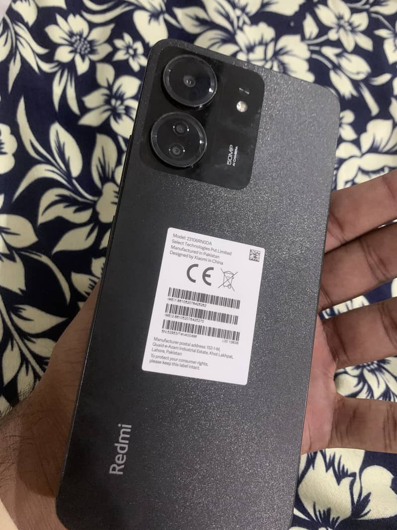 Redmi 13c complete box 6/128 4