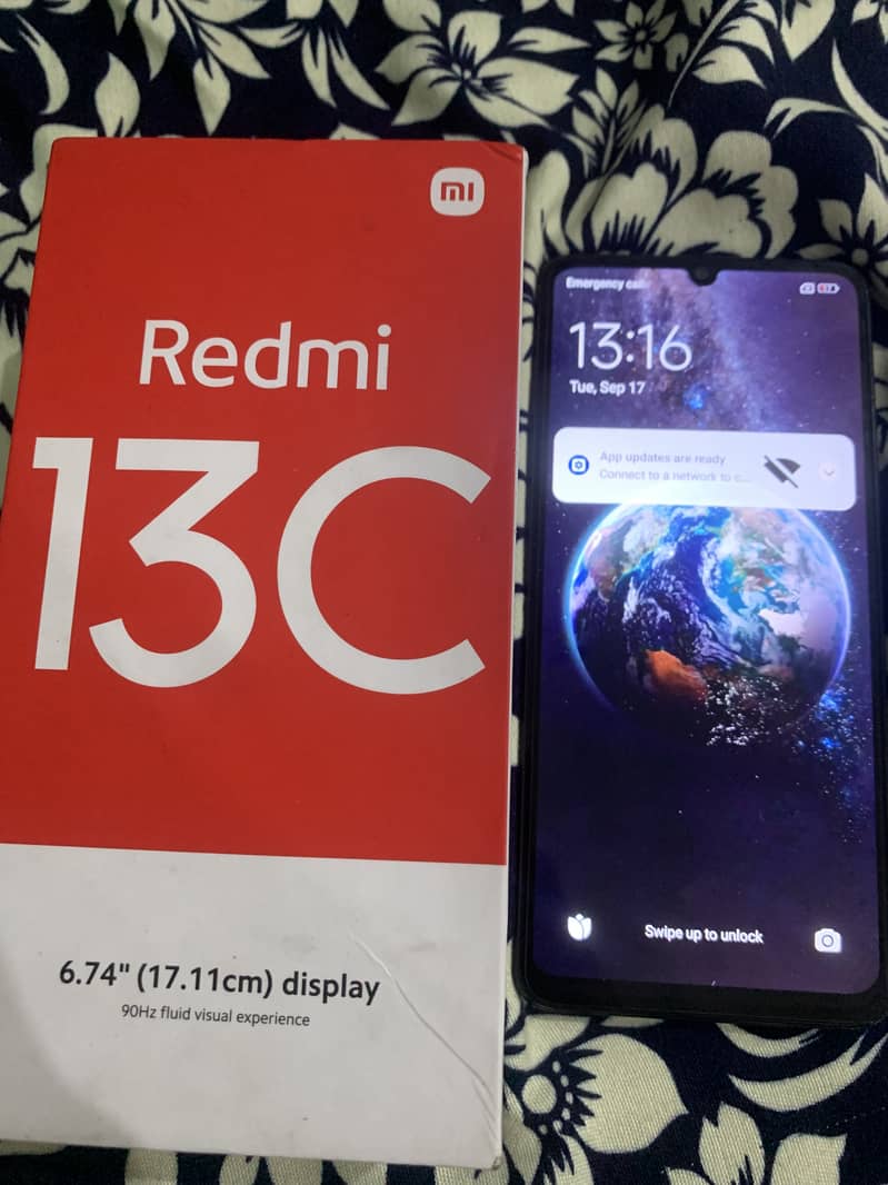 Redmi 13c complete box 6/128 5