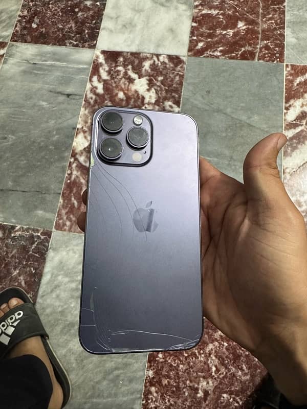 iphone 14 pro max 256gb purple physical 2