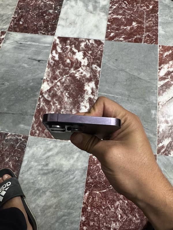 iphone 14 pro max 256gb purple physical 3