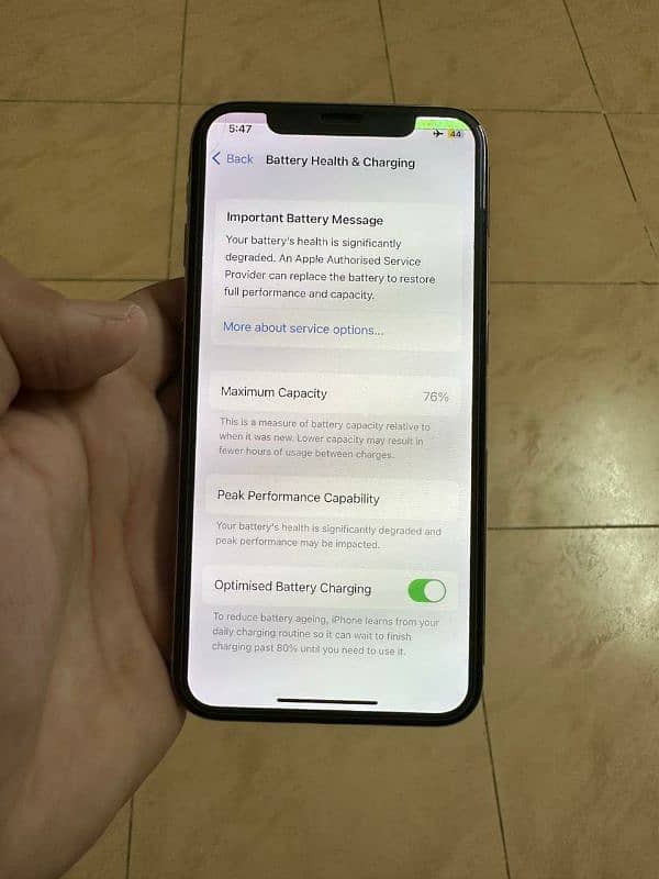 iPhone X PTA Approved 64gb 1