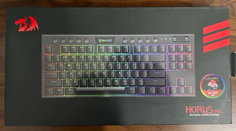 REDRAGON K621 HORUS TKL RGB WIRELESS MECHANICAL GAMING KEYBOARD 0