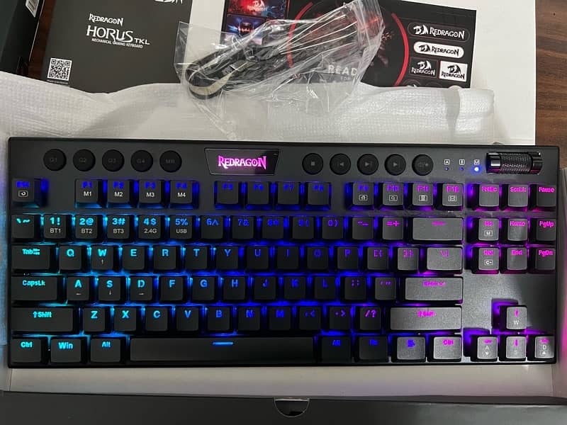 REDRAGON K621 HORUS TKL RGB WIRELESS MECHANICAL GAMING KEYBOARD 6