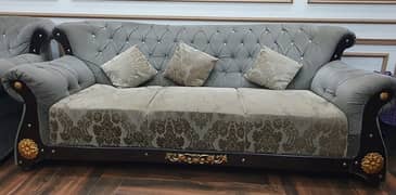 6-Seater Grey Sofa for Sale