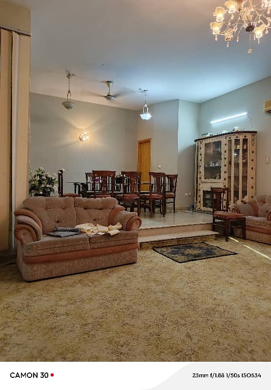 Corner house for sale Beautiful planning Total 6 bed rooms with attached washrooms all expensive work done most prime location of North nazimabad 1