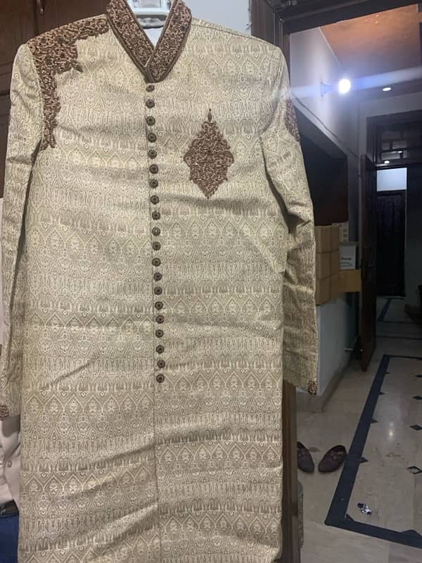 only one time wear sherwani for sale in small size 2