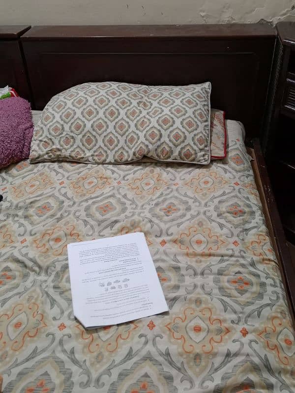 Wooden Bed single ( pair ) 3