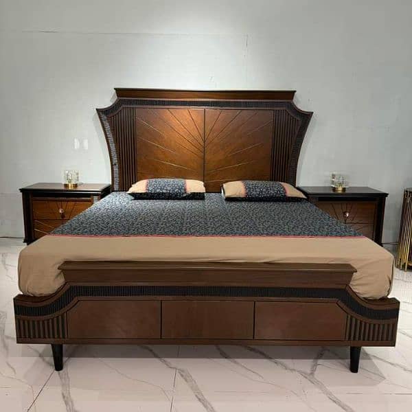 Decent design bed set 6