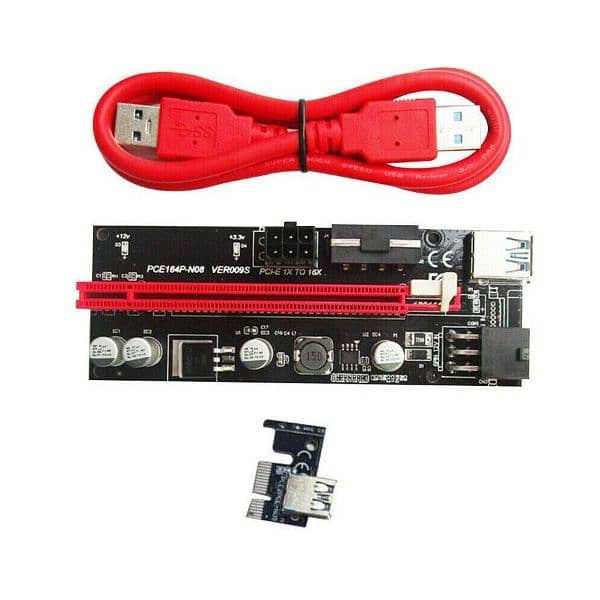 PCIE Riser 1x - 16x Usb3.0 VER009S 0