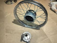 cg 125 Rim hub spoke brake plate