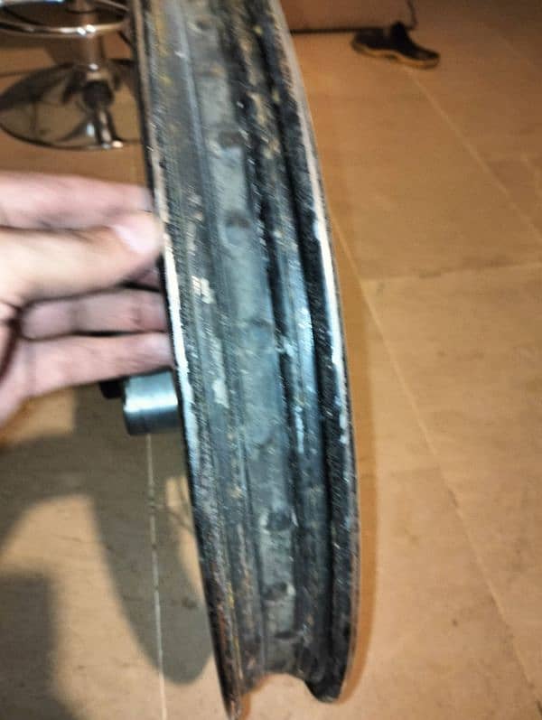 cg 125 1998 model Rim hub spoke brake plate 5