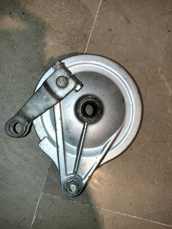 cg 125 1998 model Rim hub spoke brake plate 7