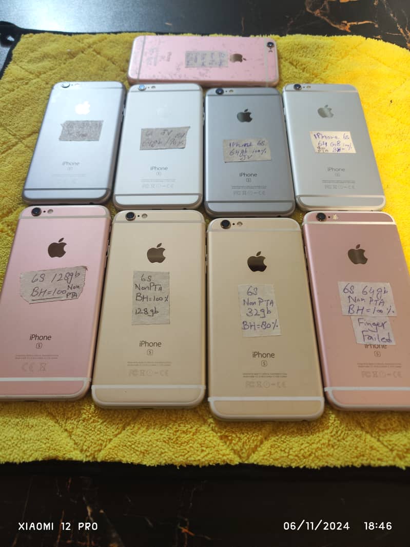 Iphone 6s 32gb,64gb & 128gb Non PTA Stock See Description then Contact 1