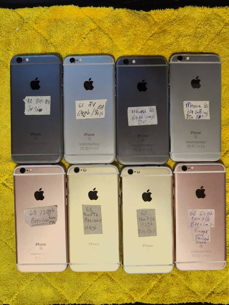 Iphone 6s 32gb,64gb & 128gb Non PTA Stock See Description then Contact 3