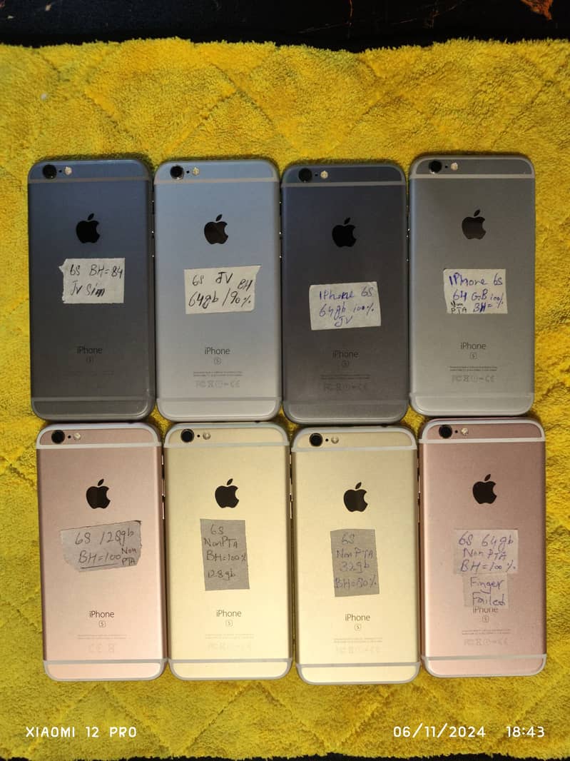 Iphone 6s 32gb,64gb & 128gb Non PTA Stock See Description then Contact 4