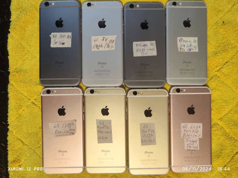 Iphone 6s 32gb,64gb & 128gb Non PTA Stock See Description then Contact 9