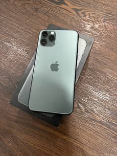 iPhone 11 Pro 64gb PTA Approved with Box Midnight Green 0