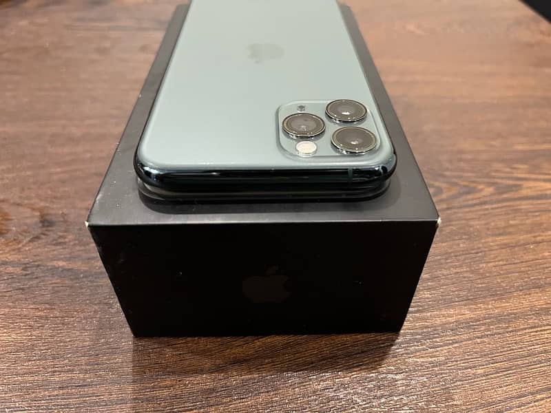 iPhone 11 Pro 64gb PTA Approved with Box Midnight Green 4