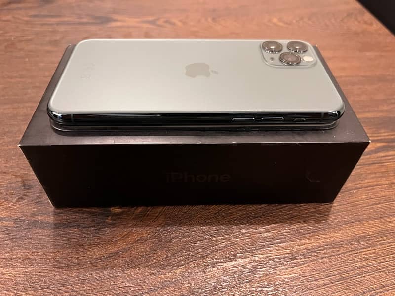 iPhone 11 Pro 64gb PTA Approved with Box Midnight Green 5