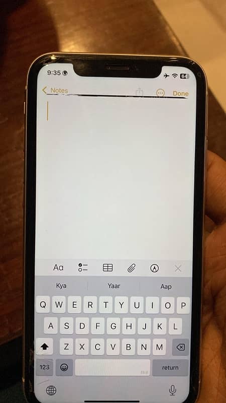 Xr non pta 64 gb battery health (75) minor line on screen (urgent need 1