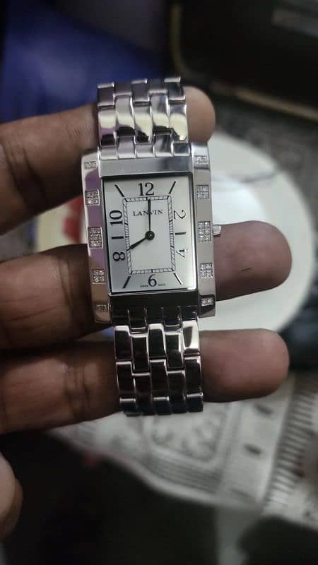 Swiss made Men watch real diamond 2