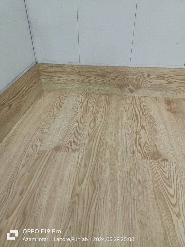 vinyl flooring Lahore Pakistan wooden floor Glass paper window blinds 3